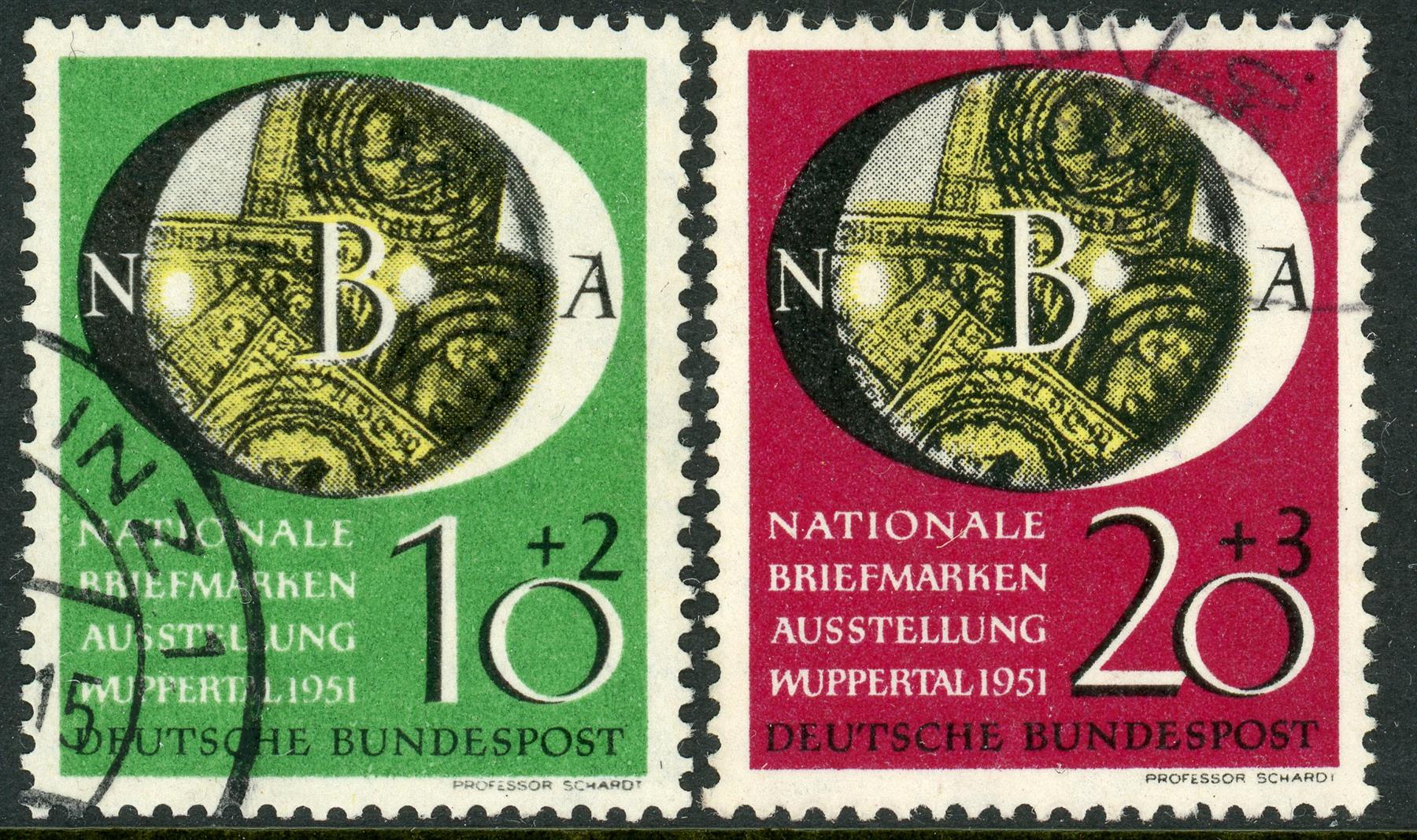 Germany / West 1951 SG.1067-1068 F/U