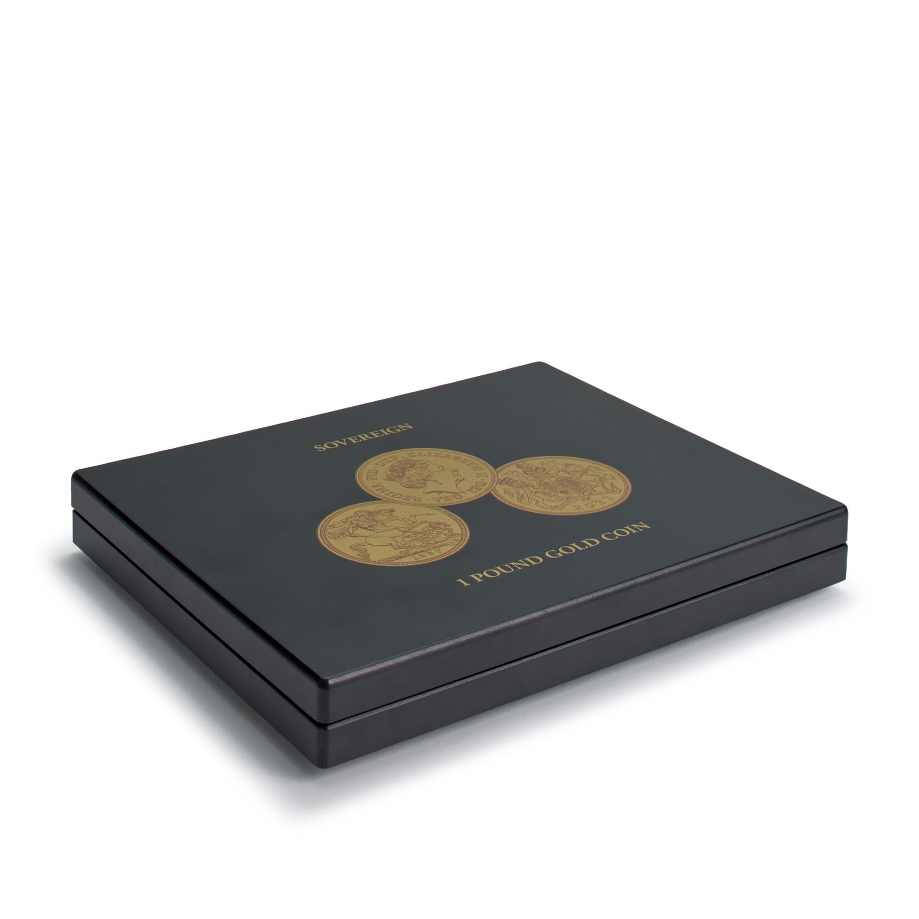 Presentation Case for 12 gold coins  Sovereign  in capsules