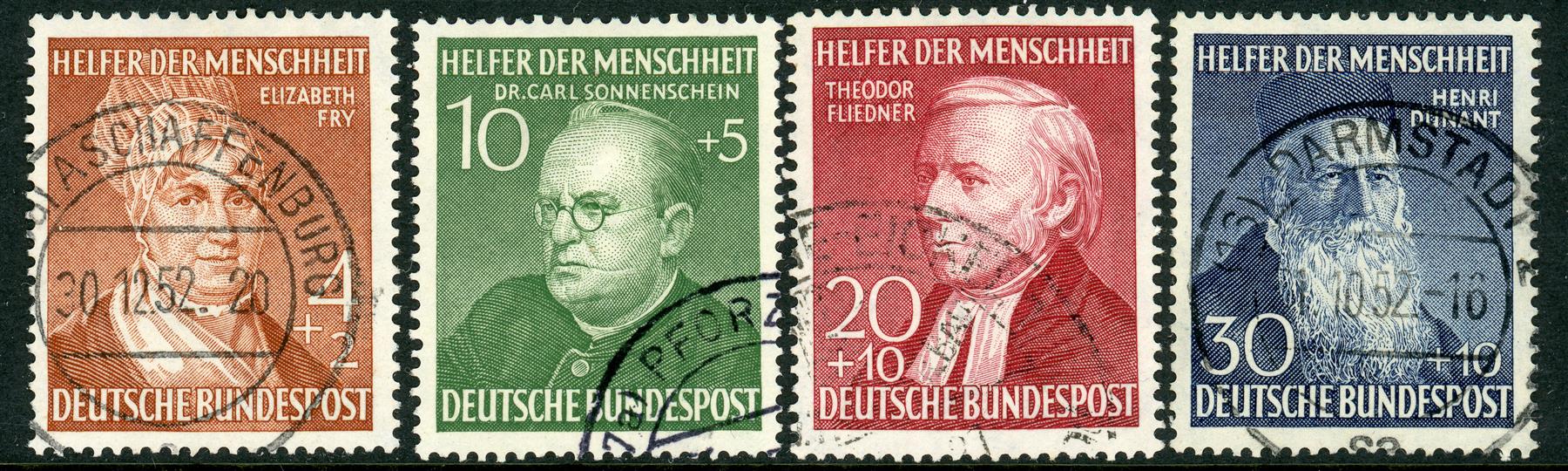 Germany / West 1952 SG.1082-1085 F/U