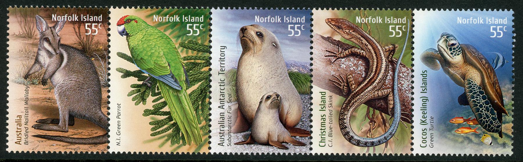 Norfolk Island 2009 SG.1062-1066 U/M