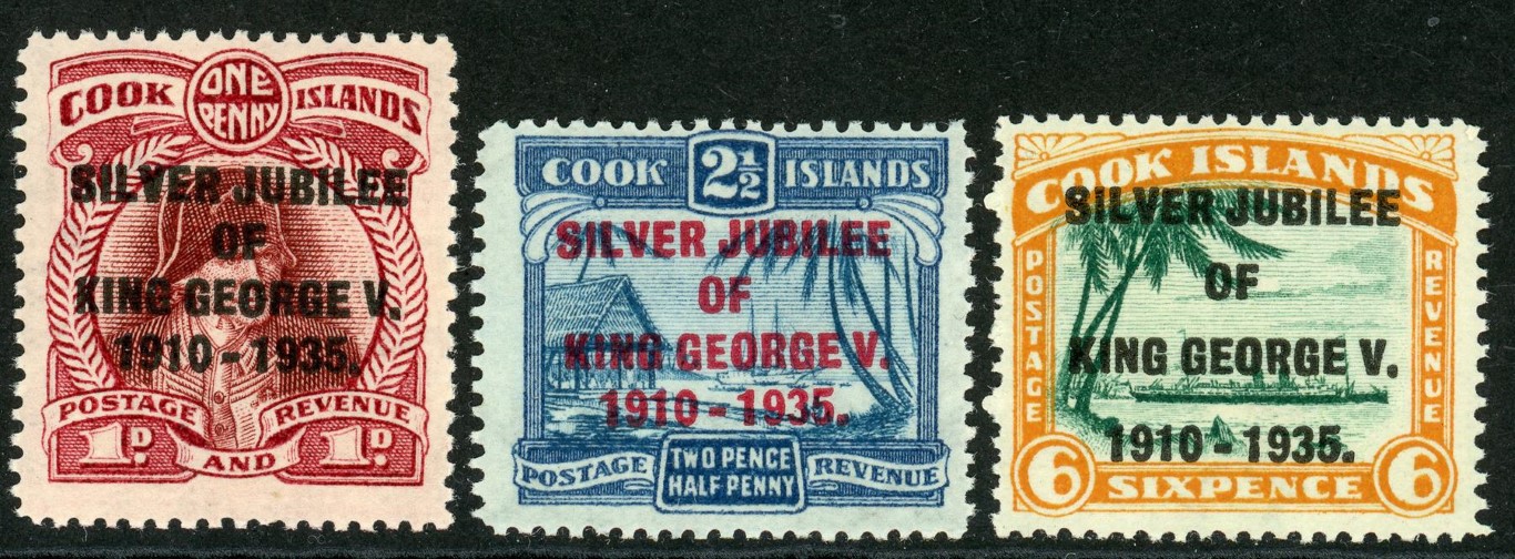 Cook Islands 1935 SG.113-115 U/M