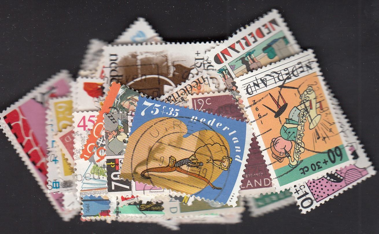 Dutch Charity stamps - Large format - 75 Stamps