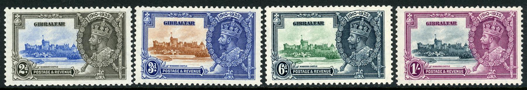 Gibraltar 1935 SG.114-117 M/M