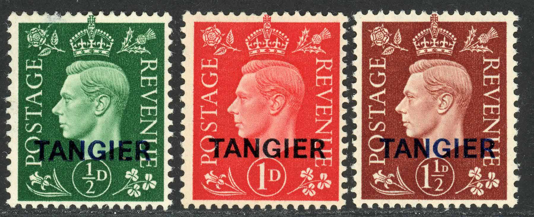 Morocco Agencies / Tangier  1937 SG.245-247 M/M