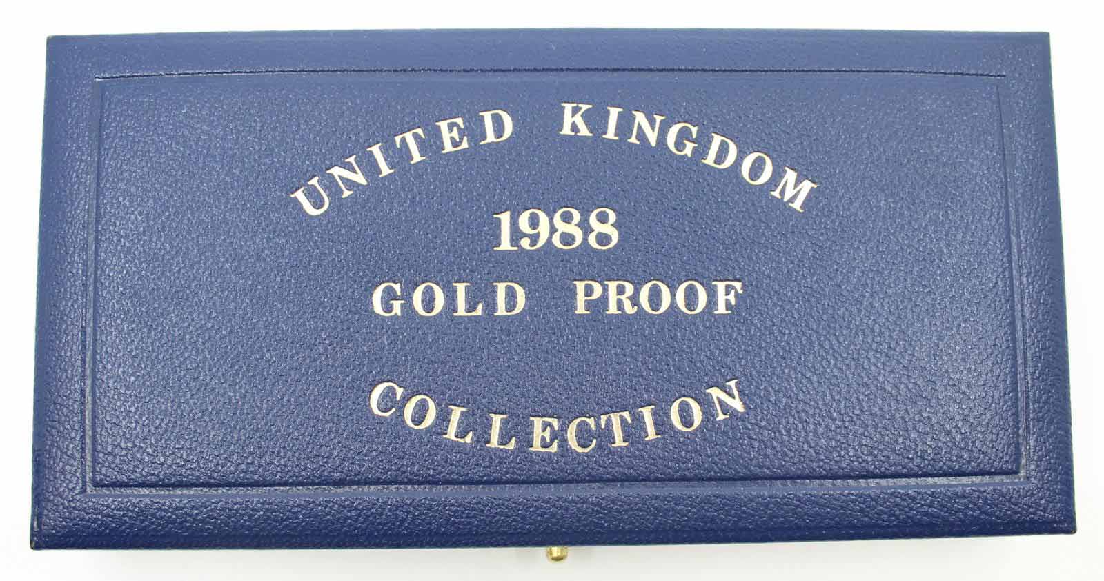 UK 1988 Gold Proof Collection St. George Reverse