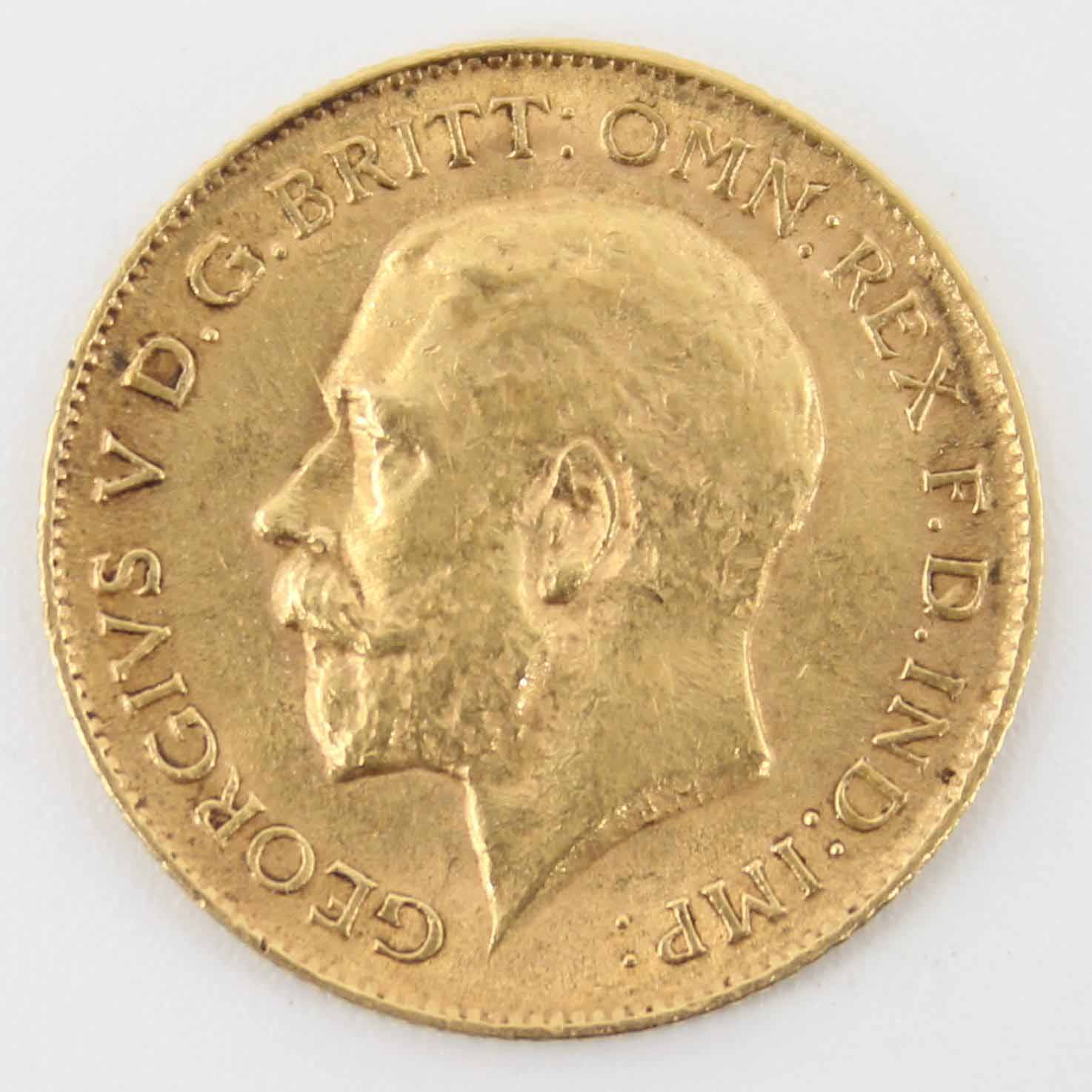 1915 King George V Half-Sovereign