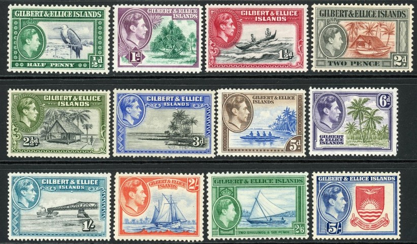 Gilbert and Ellice Islands 1939-45 SG.43-54 M/M