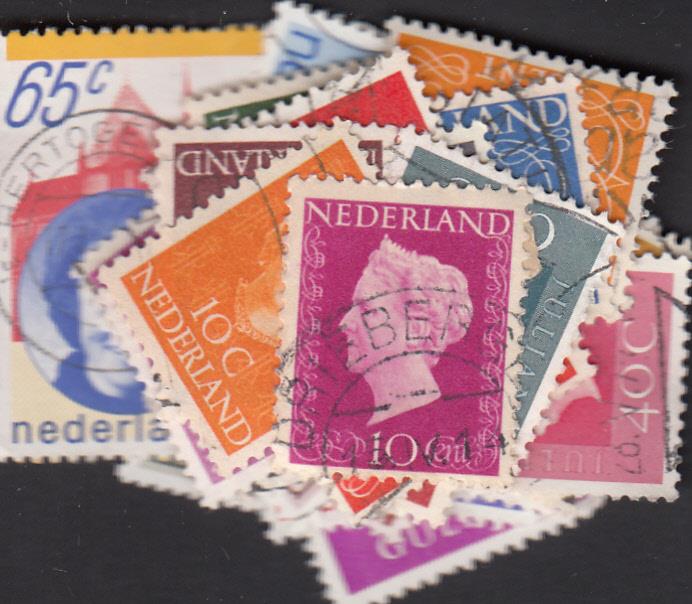 Dutch stamps - Large & small stamps - 40 Stamps