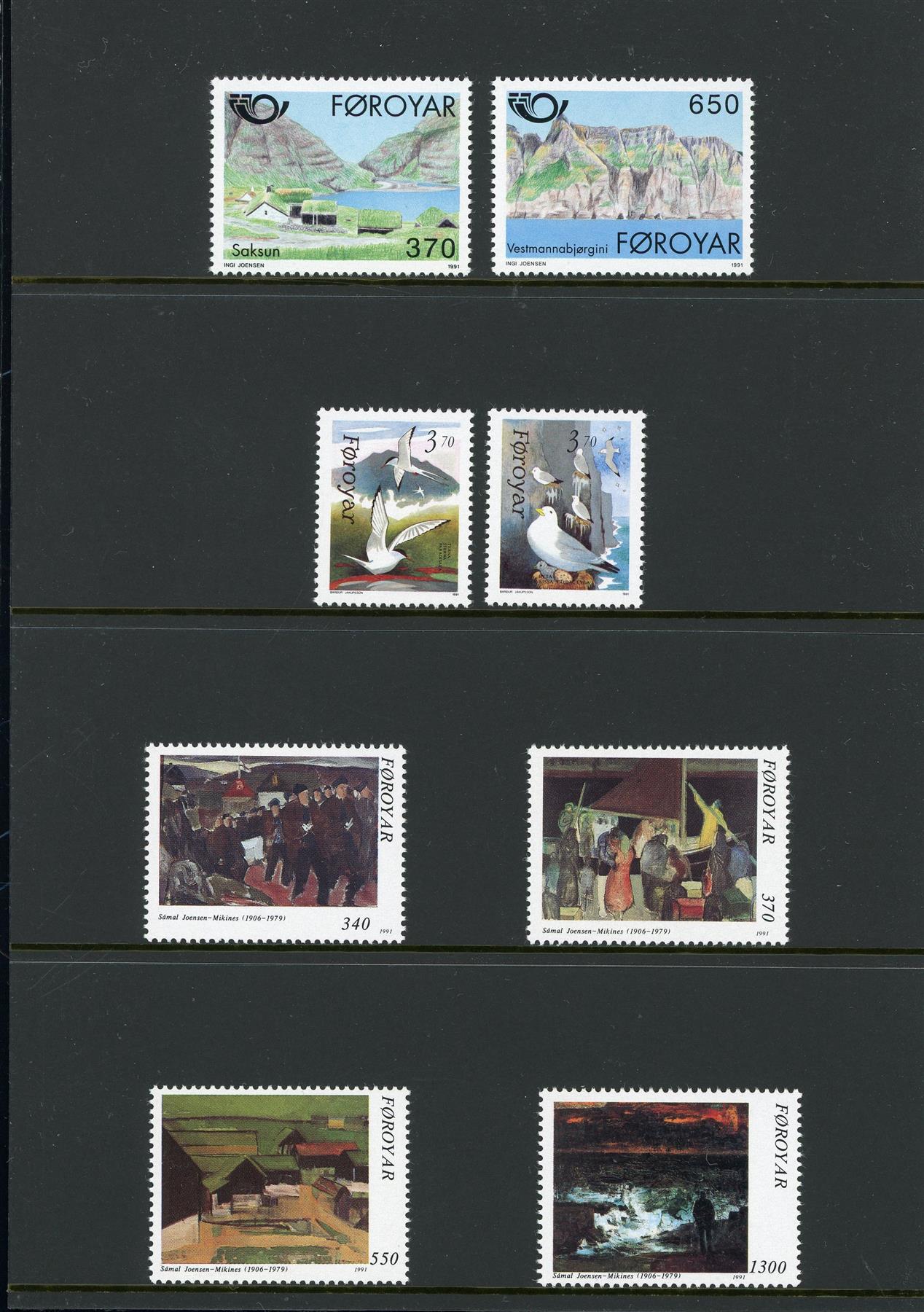 Faroe Islands 1991 Collectors Pack