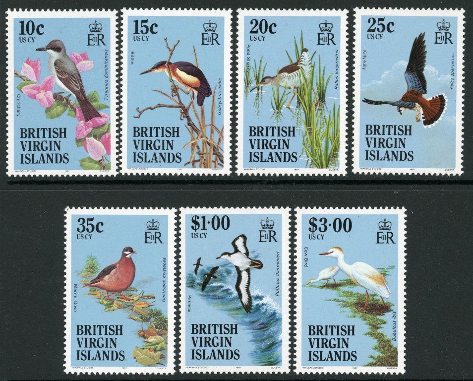 British Virgin Islands 1987 SG.647-660 U/M