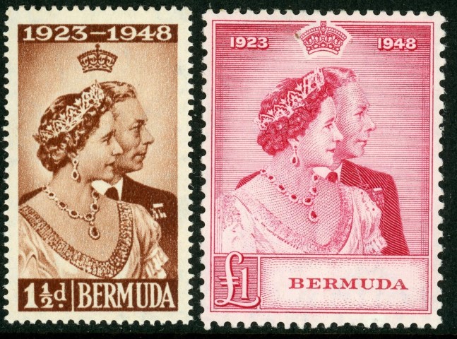 Bermuda 1948 SG.125-126 M/M