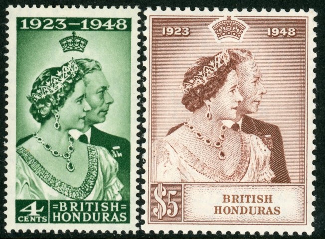 British Honduras 1948 SG.164-165 M/M