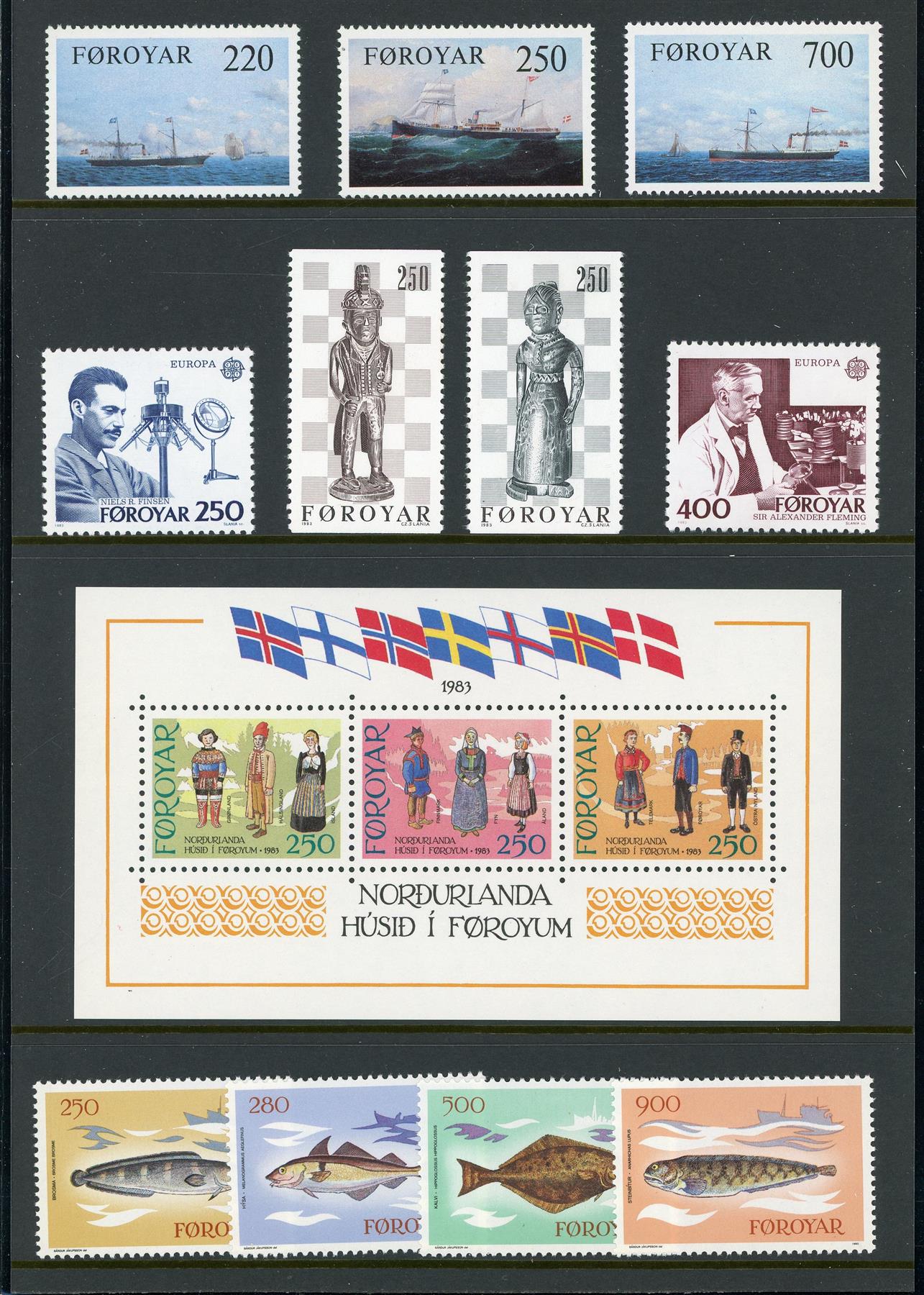 Faroe Islands 1983 Collectors Pack