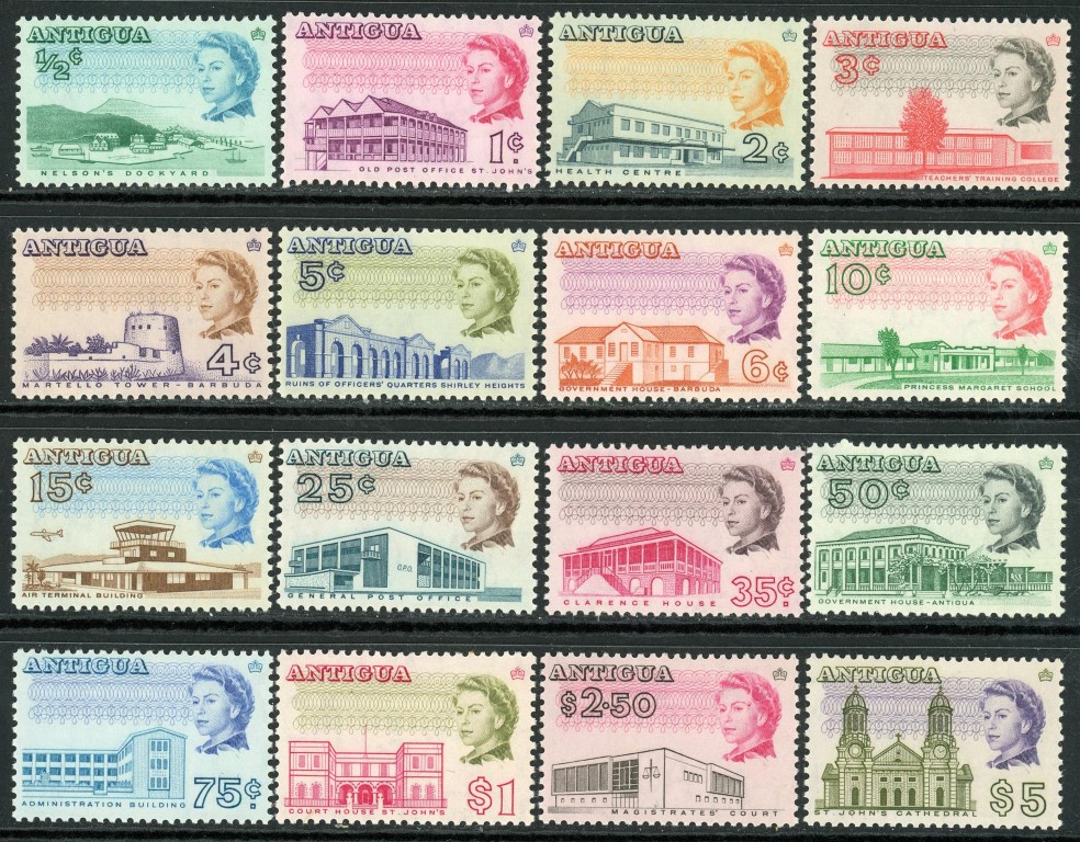 Antigua 1966-70 SG.180-195 M/M