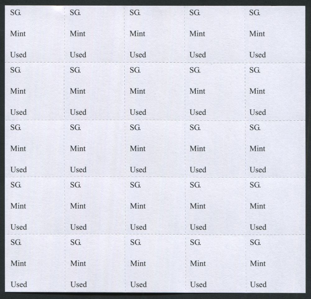 SG Tags - Price Tags for use on Stockcards (1000)