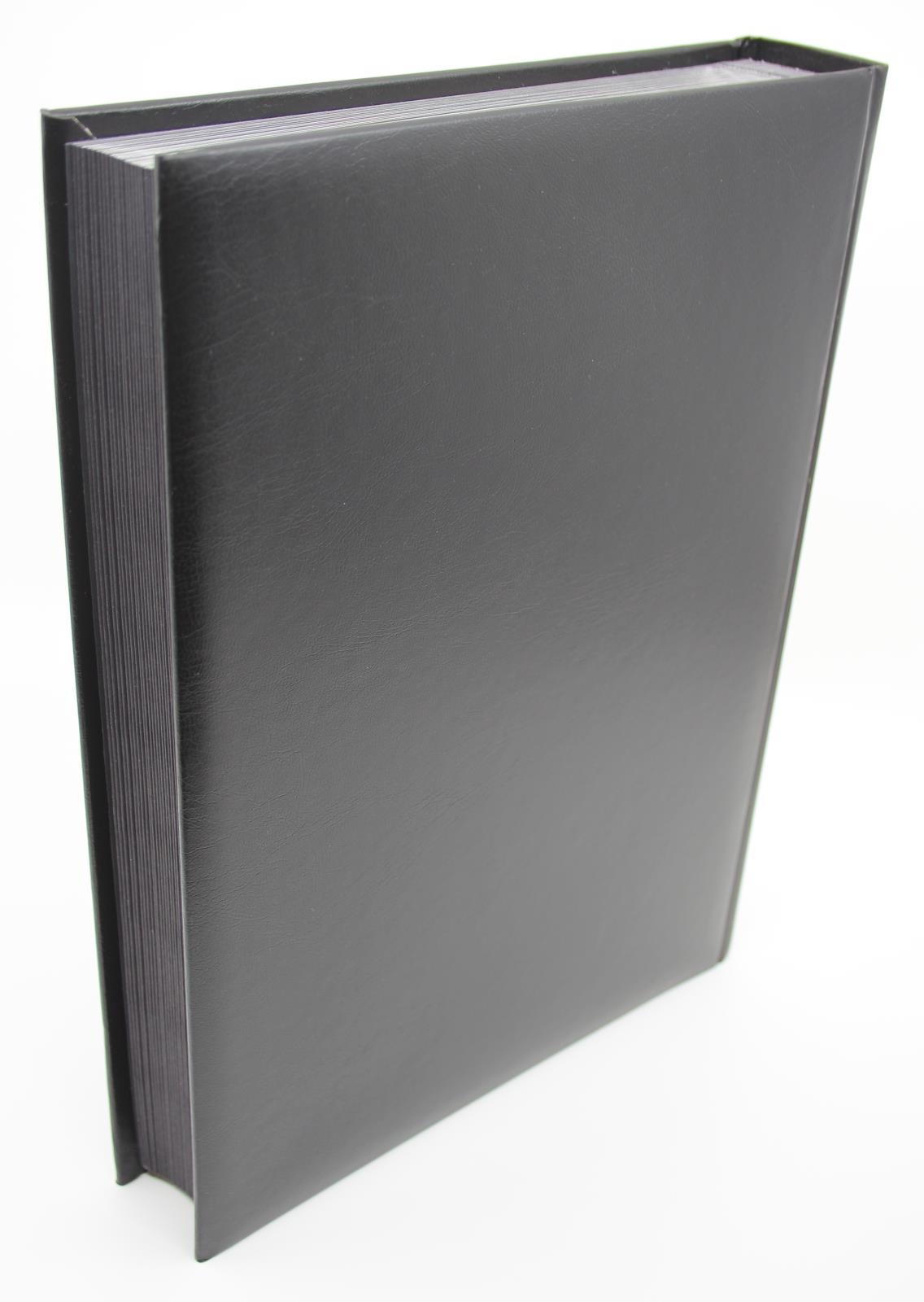 SG LUXURY Black Page Stockbook, A4, 32/64 Page, Black