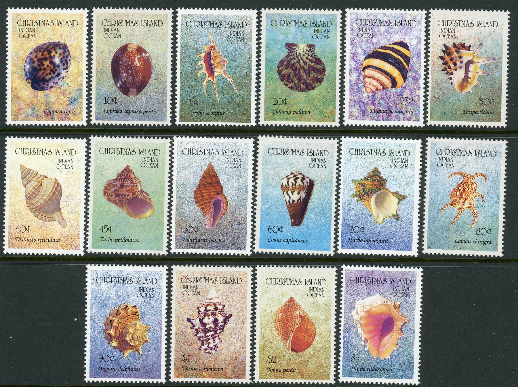 Christmas Island 1992 SG.346-361 U/M