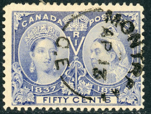 Canada 1897 SG.134 Used (missing perf)