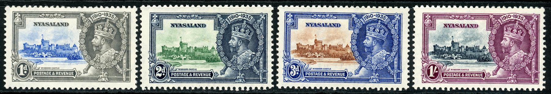 Nyasaland 1935 SG.123-126 M/M