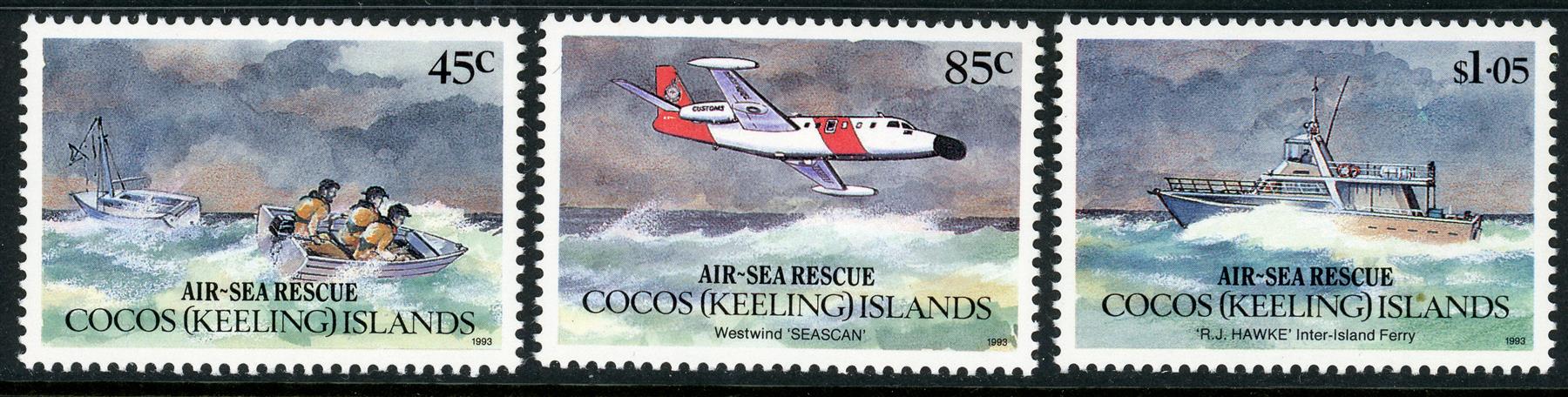 Cocos (Keeling) Islands 1992 SG.289-291 U/M