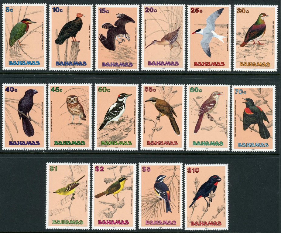 Bahamas 1991 SG.892-907 U/M