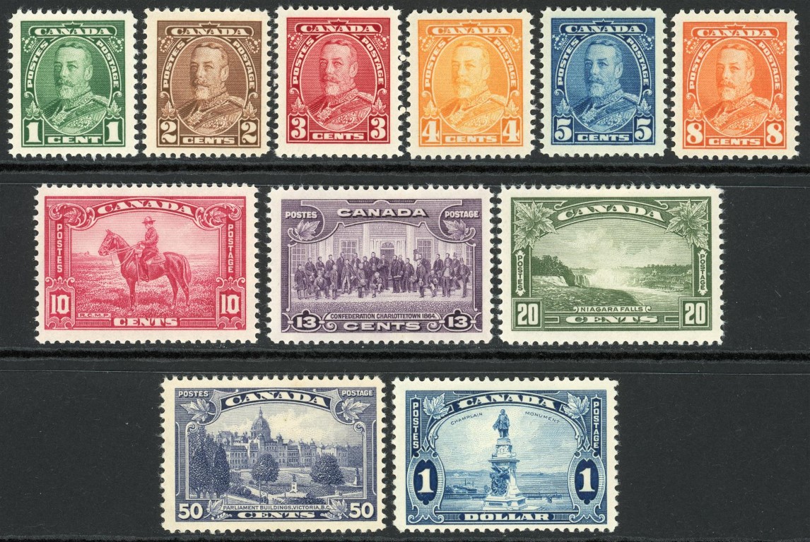 Canada 1935 SG.341-351 M/M