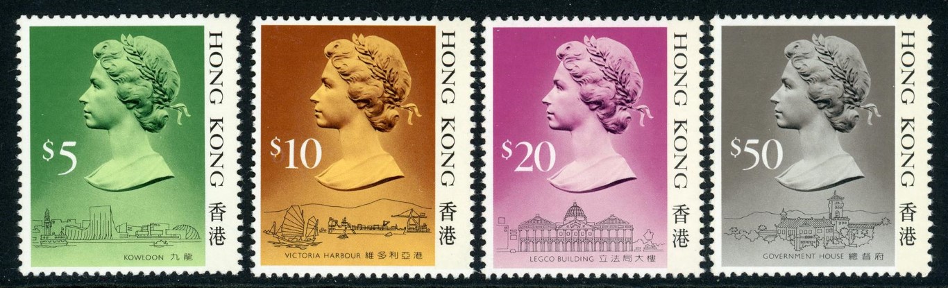 Hong Kong 1987-88 SG.538A-552A U/M