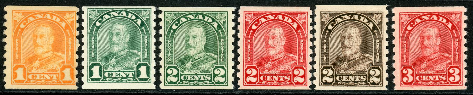 Canada 1930-31 SG.305-309 M/M