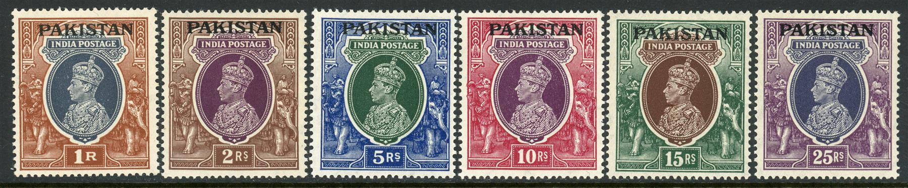 Pakistan 1947 SG.1-19 M/M