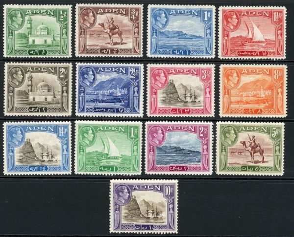 Aden 1939-48 SG.16-27 M/M (1)