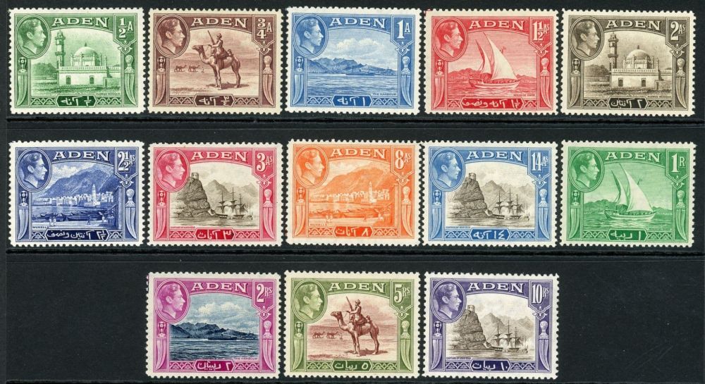 Aden 1939-48 SG.16-27 U/M (1)