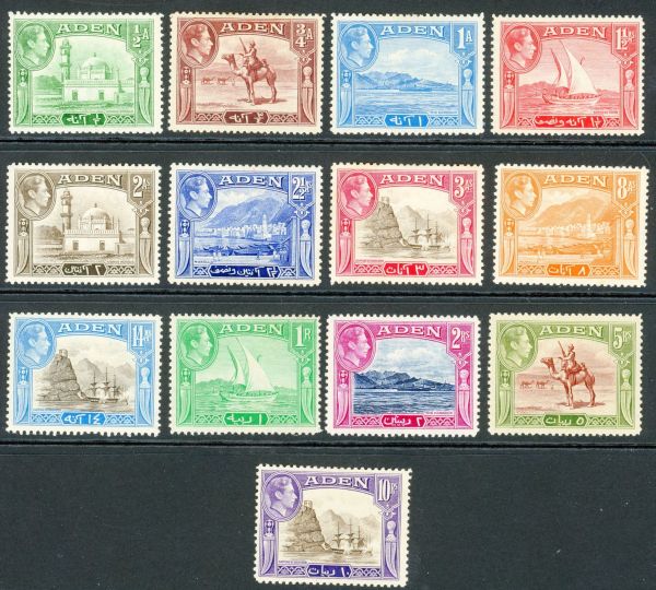 Aden 1939 SG.16-27 M/M (2)