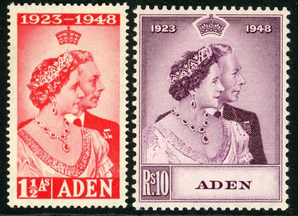 Aden 1949 SG.30-31 U/M