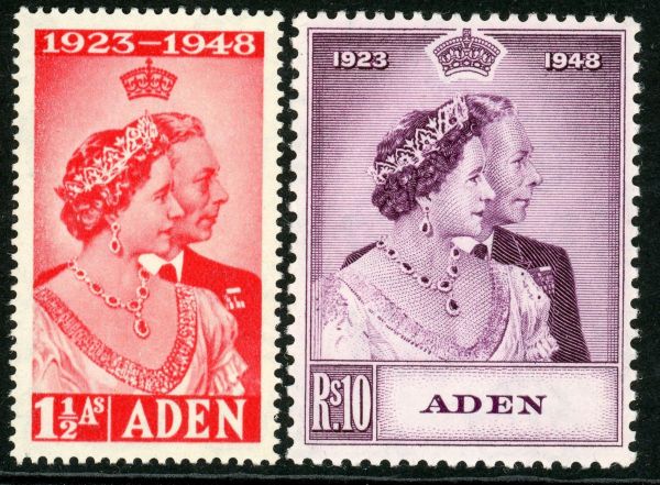 Aden 1949 SG.30-31 U/M