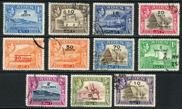 Aden 1951 SG.36-46 F/U