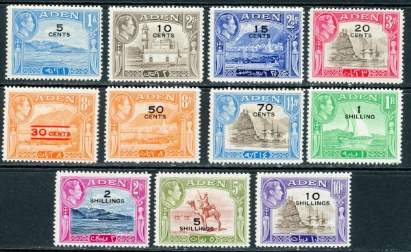 Aden 1951 SG.36-46 M/M (1) (1)