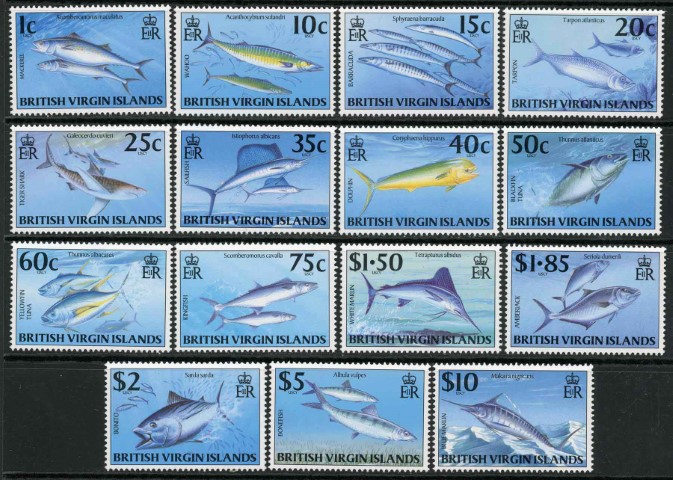 British Virgin Islands 1997 SG.943-957 U/M