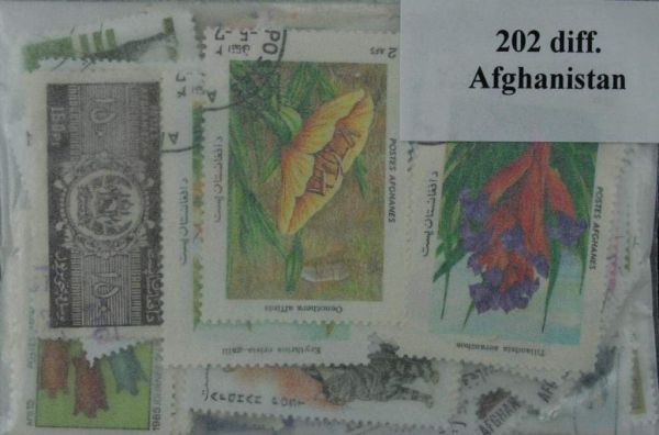 Afghanistan 202 Stamps (ww070a)