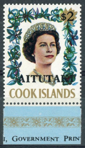 Aitutaki 1972 SG.48b U/M