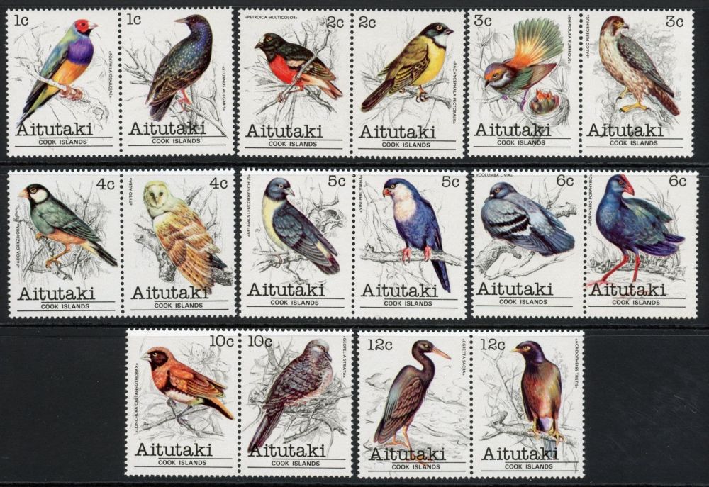 Aitutaki 1981-2 SG.317-352 U/M