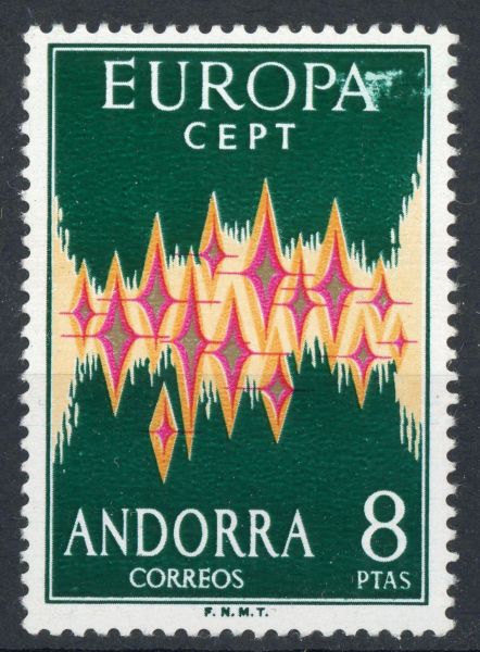 Andorra 1972 SG.67 U/M