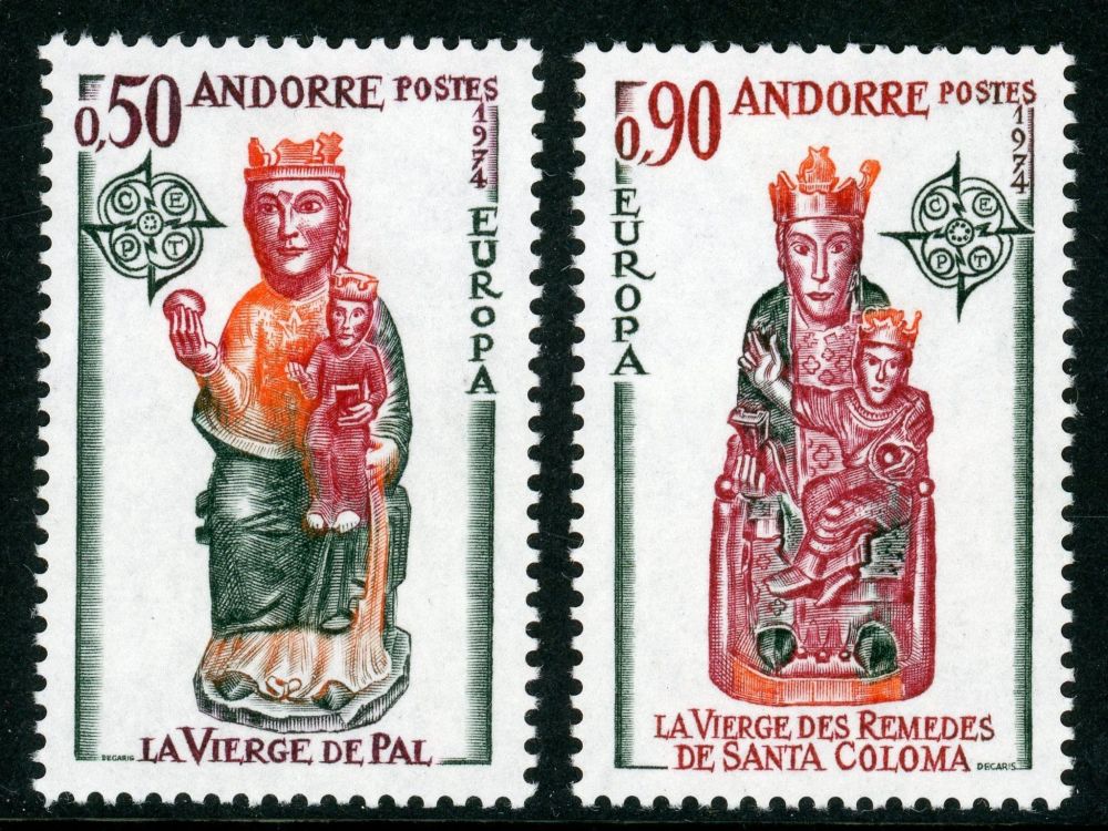 Andorra 1974 SG.F256-F257 U/M