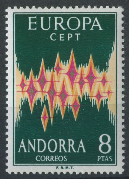 Andorra-Spanish 1972 SG.67 U/M