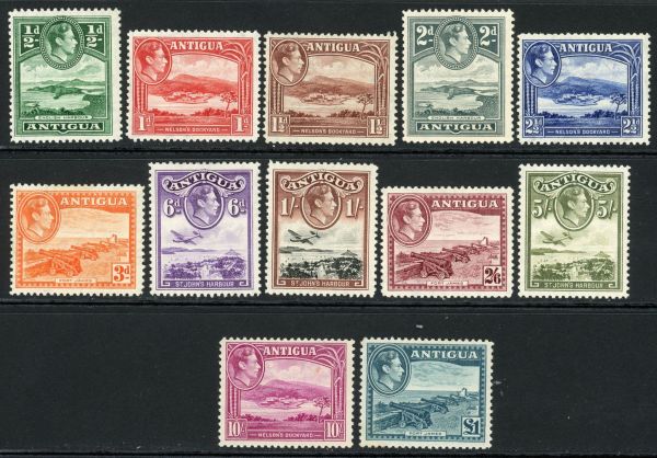 Antigua 1938-51 SG.98-109 M/M