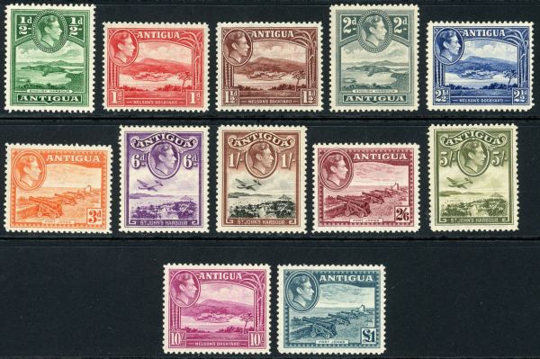 Antigua 1938-51 SG.98-109 M/M