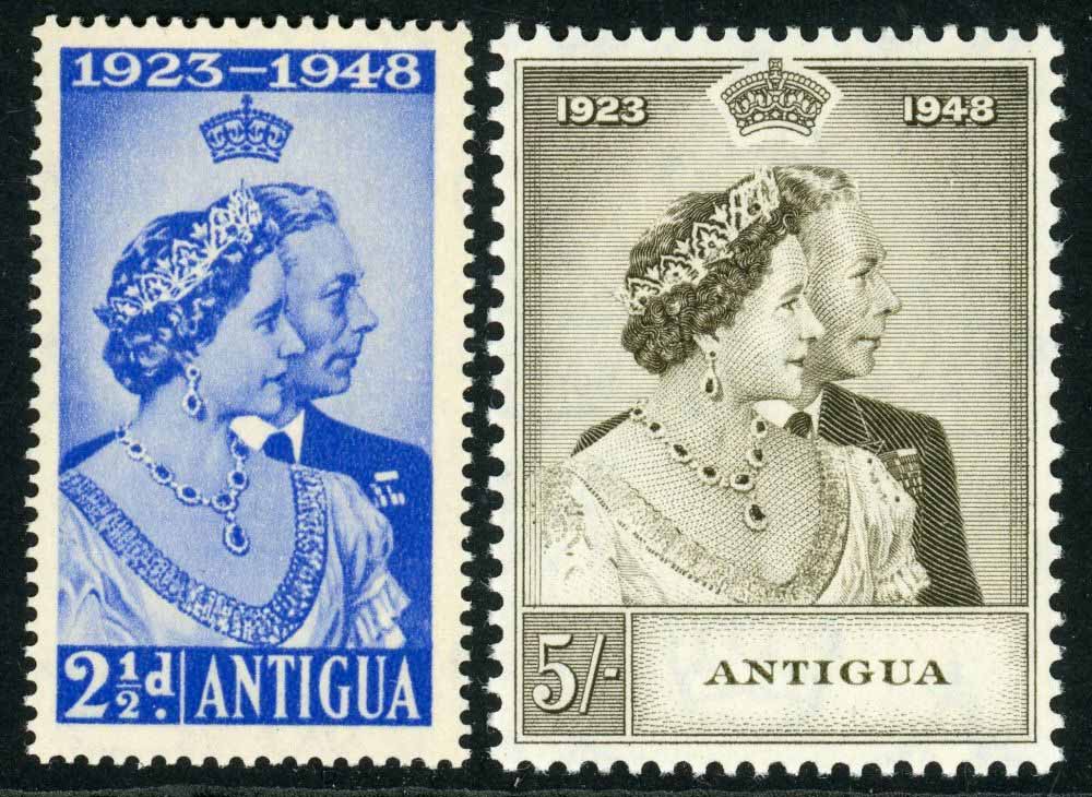 Antigua 1949 SG.110-111 U/M