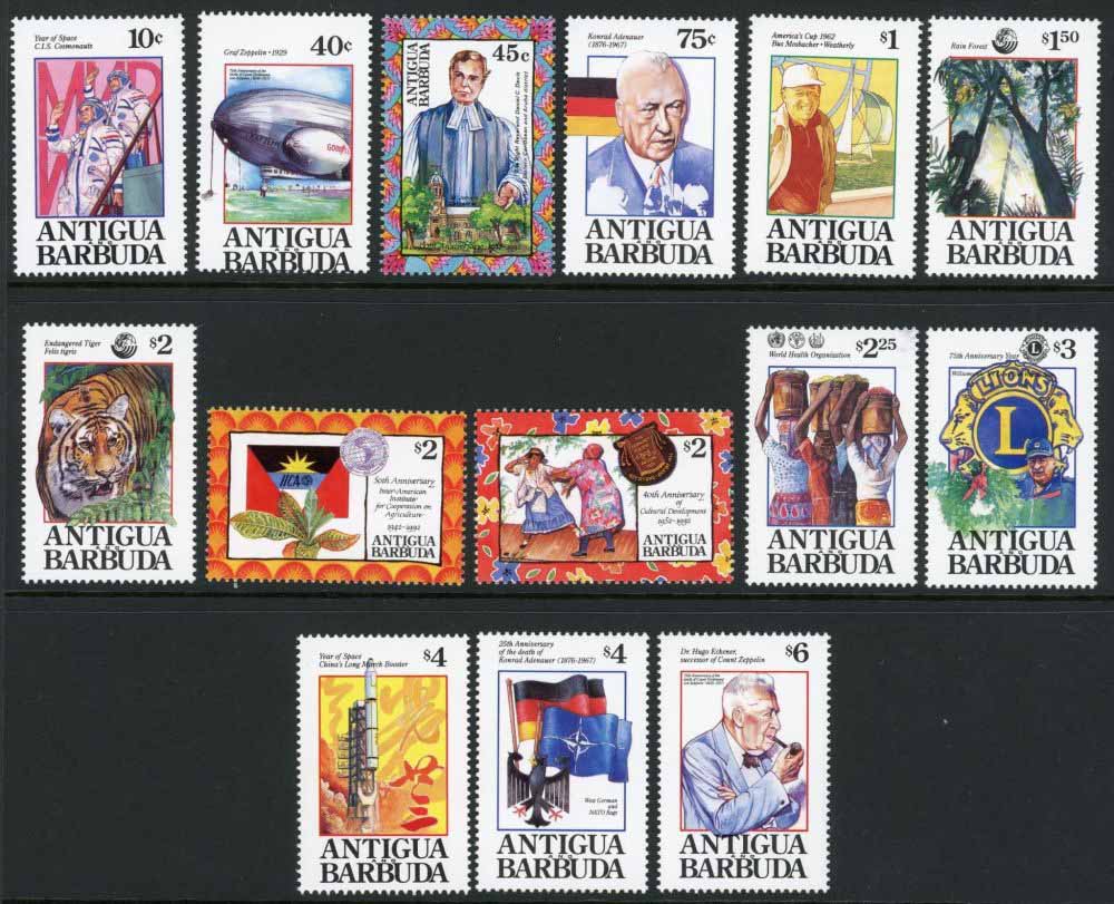 Antigua and Barbuda 1992 SG.1700-1713 U/M