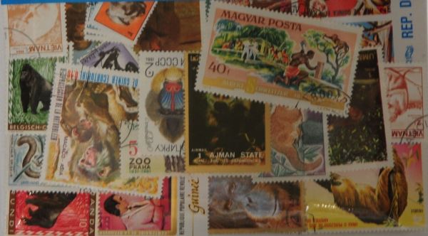 Apes 25 Stamps (M2)