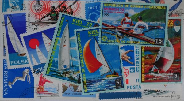 Aquatics 25 Stamps (M174)