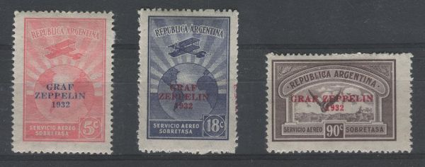 Argentine 1932 SG.629-31 M/M